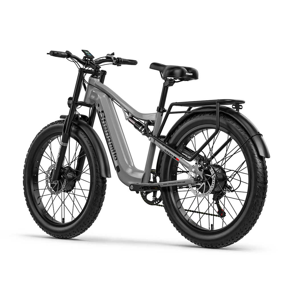 Shengmilo S600 Fat Tire Electric Bike 2000W With Two Motor 48V17.5AH Battery 26 Inch e bike Adult ,Mountain Electric Bicycle