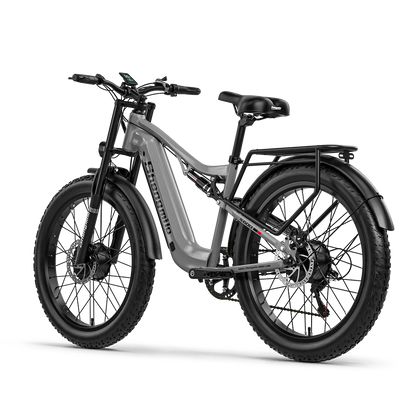 Shengmilo S600 Fat Tire Electric Bike 2000W With Two Motor 48V17.5AH Battery 26 Inch e bike Adult ,Mountain Electric Bicycle
