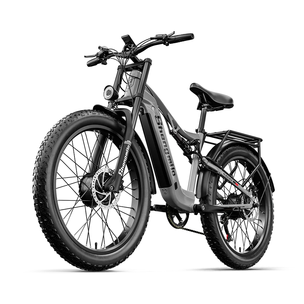 Shengmilo S600 Fat Tire Electric Bike 2000W With Two Motor 48V17.5AH Battery 26 Inch e bike Adult ,Mountain Electric Bicycle