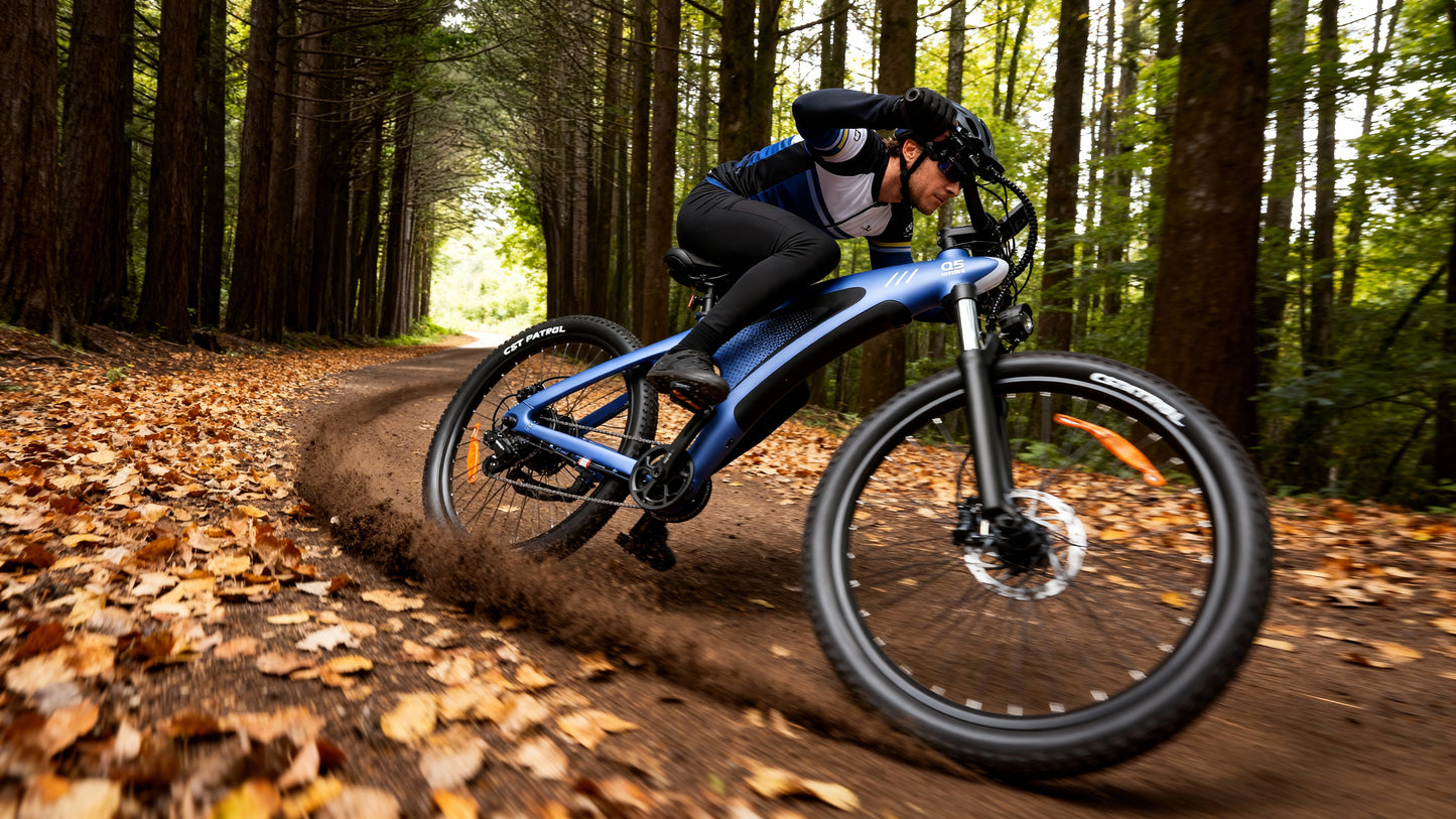 HUANCI Q5 Off-Road Electric Bike - 48V 20AH Battery, 2000W Motor, 93-Mile Max Range - Adult E-Bike